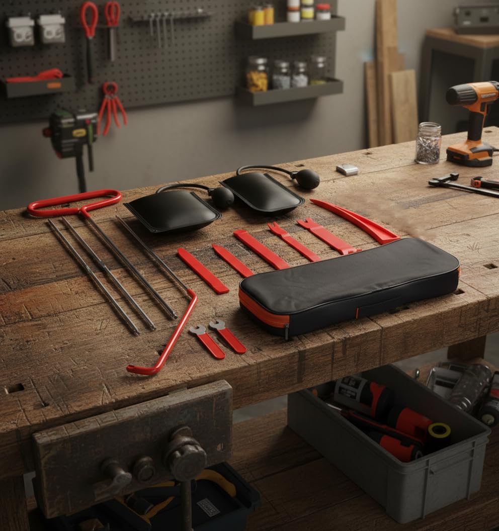 16 Piece Automotive Repair Kit for Routine Vehicle Maintenance
