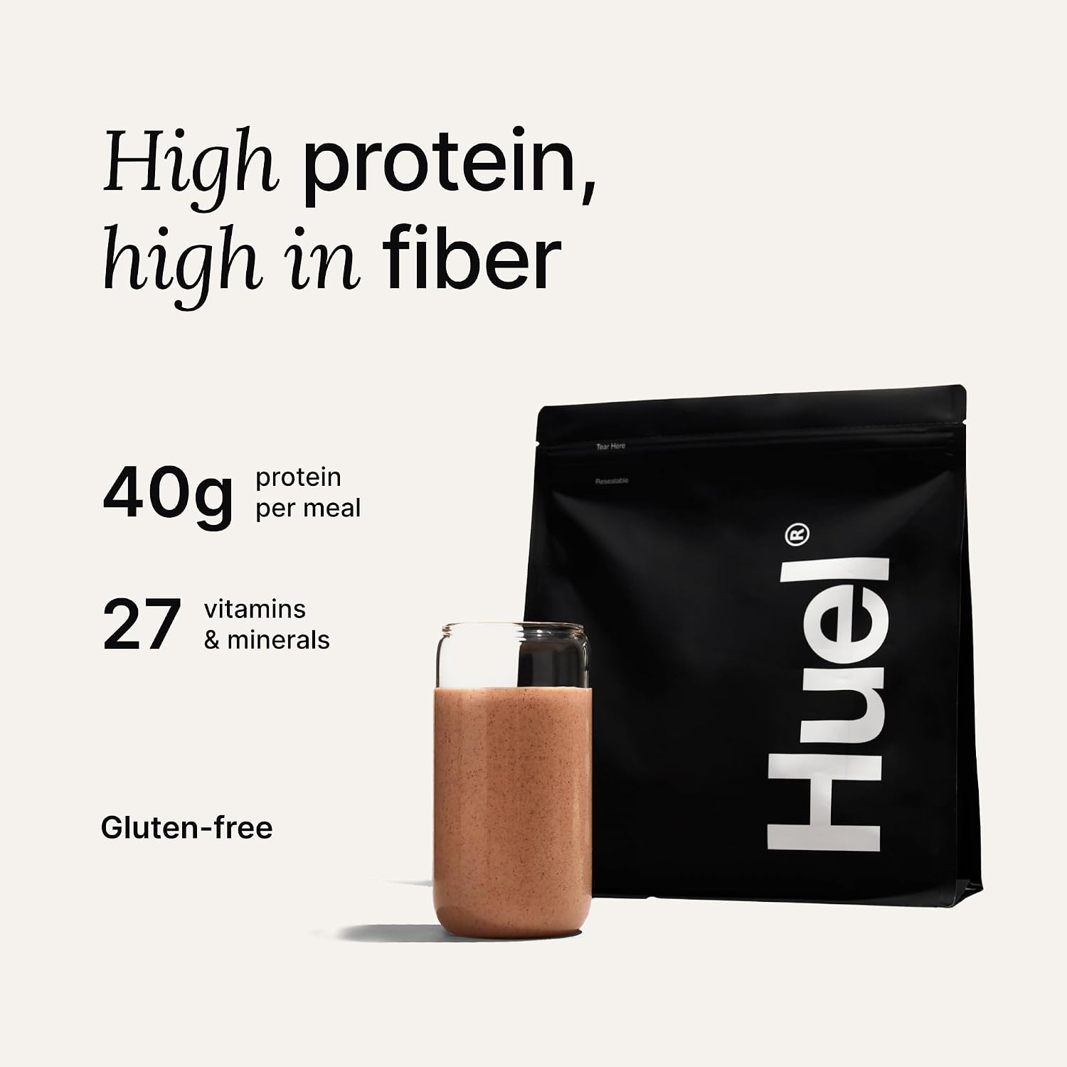 Huel Black Edition | Chocolate Peanut Butter | 40g Vegan Protein Powder