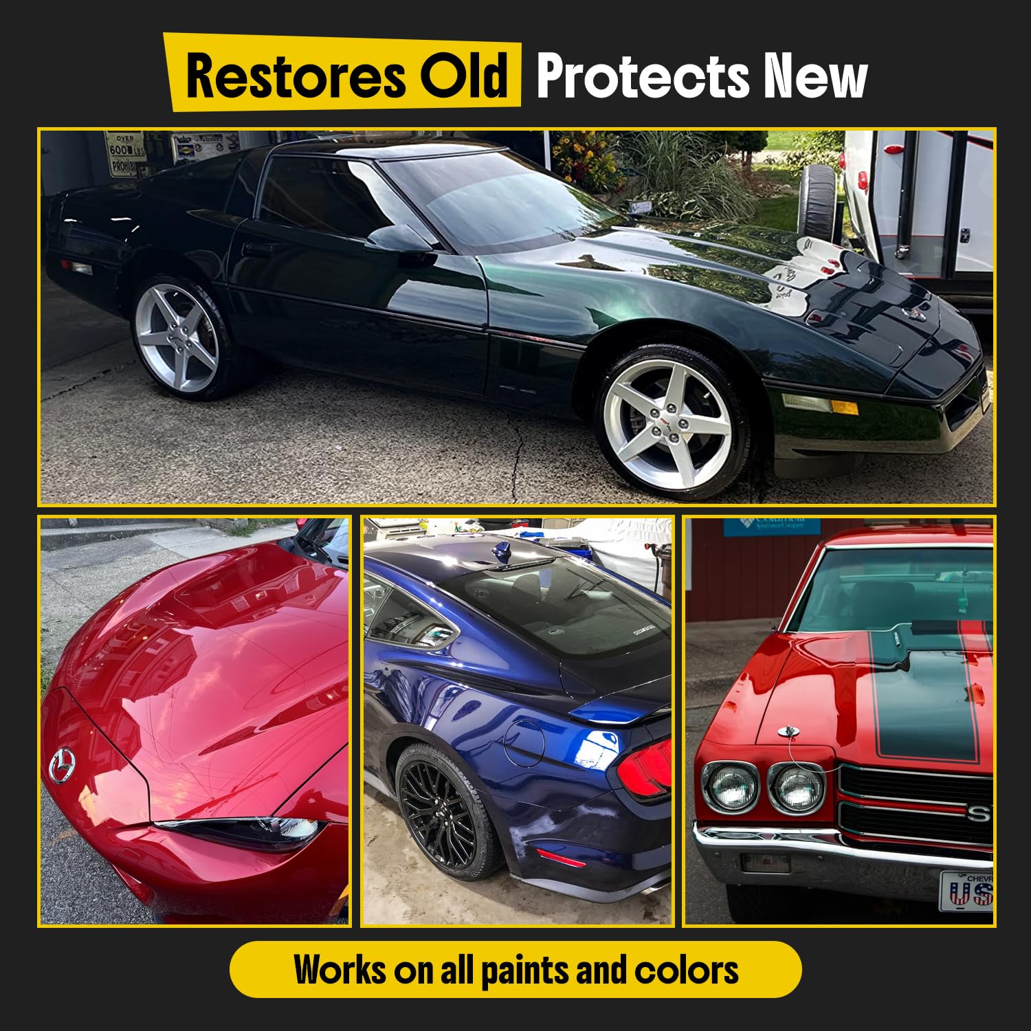 Scratch Repair and Swirl Remover - Car Paint Scratch Remover & Restorer Kit with Buffer Pad - Polishing & Waxing Kits - Compound for Vehicles Paint Repair - 8.4 fl. Oz.